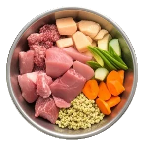 Bol de comida real